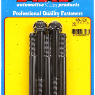 ARP 3/8-16 x 3.500 hex 7/16 wrenching black oxide bolts
