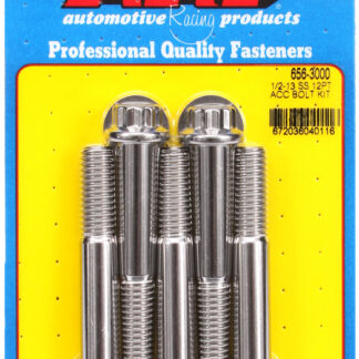 ARP 1/2-13 x 3.000 12pt SS bolts