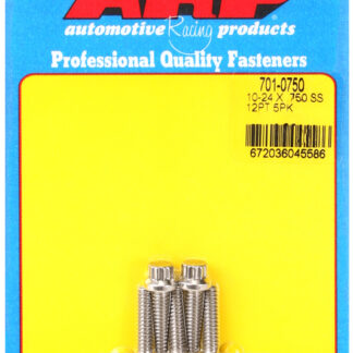 ARP 10-24 x .750 12pt SS bolts