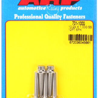 ARP 10-24 x 1.000 12pt SS bolts