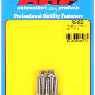 ARP 10-32 x .750 12pt SS bolts