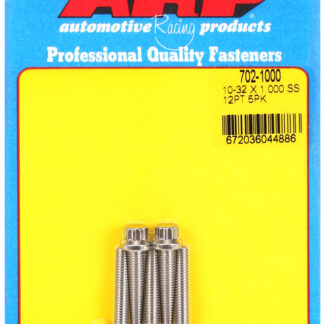 ARP 10-32 x 1.000 12pt SS bolts