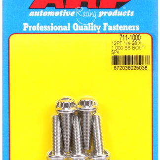 ARP 1/4-28 x 1.000 12pt SS bolts