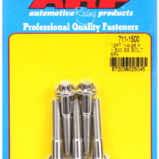 ARP 1/4-28 x 1.500 12pt SS bolts