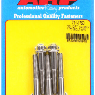 ARP 1/4-28 x 1.750 12pt SS bolts