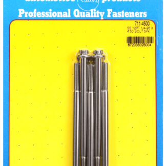 ARP 1/4-28 x 4.500 12pt SS bolts