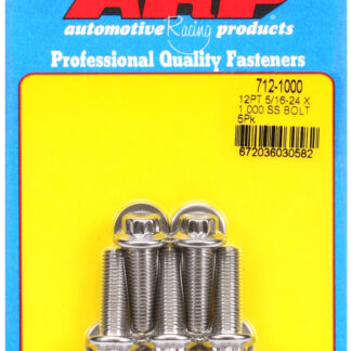 ARP 5/16-24 x 1.000 12pt SS bolts