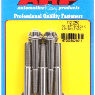 ARP 5/16-24 x 2.250 12pt SS bolts