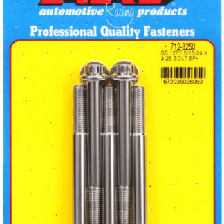 ARP 5/16-24 x 3.250 12pt SS bolts