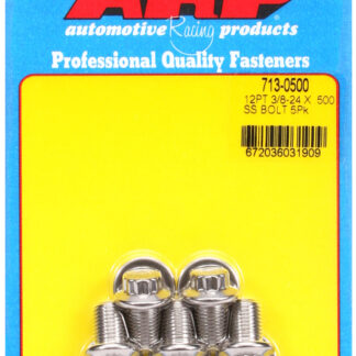 ARP 3/8-24 x .500 12pt SS bolts