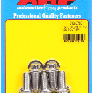 ARP 3/8-24 x .750 12pt SS bolts