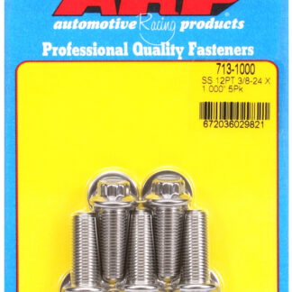 ARP 3/8-24 x 1.000 12pt SS bolts