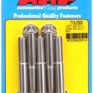 ARP 3/8-24 x 2.500 12pt SS bolts