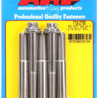 ARP 3/8-24 x 2.750 12pt SS bolts