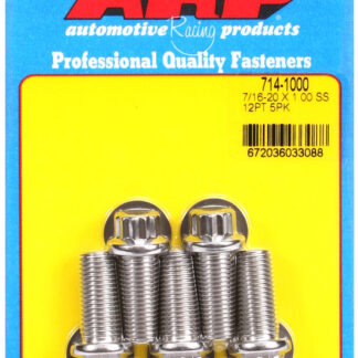 ARP 7/16-20 x 1.000 12pt SS bolts