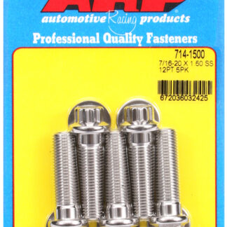 ARP 7/16-20 x 1.500 12pt SS bolts