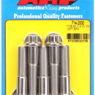 ARP 7/16-20 x 2.000 12pt SS bolts
