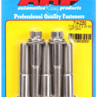 ARP 7/16-20 x 2.250 12pt SS bolts