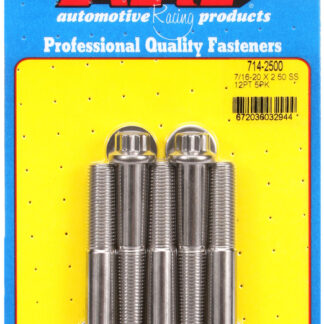 ARP 7/16-20 x 2.500 12pt SS bolts