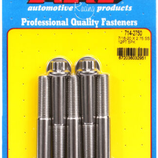 ARP 7/16-20 x 2.750 12pt SS bolts