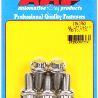 ARP 3/8-24 x .750 12pt 7/16 wrenching SS bolts