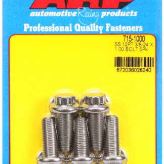 ARP 3/8-24 x 1.000 12pt 7/16 wrenching SS bolts