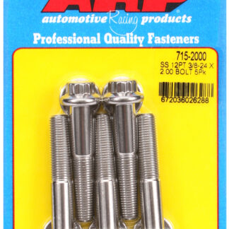 ARP 3/8-24 x 2.000 12pt 7/16 wrenching SS bolts