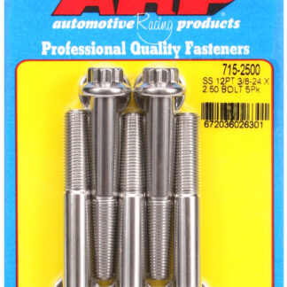 ARP 3/8-24 x 2.500 12pt 7/16 wrenching SS bolts