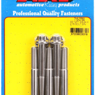 ARP 3/8-24 x 2.750 12pt 7/16 wrenching SS bolts