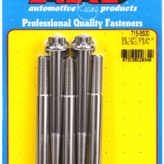 ARP 3/8-24 x 3.500 12pt 7/16 wrenching SS bolts