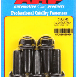 ARP 1/2-20 x 1.250 hex black oxide bolts
