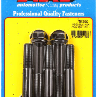 ARP 1/2-20 x 2.750 hex black oxide bolts