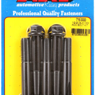 ARP 1/2-20 x 3.000 hex black oxide bolts