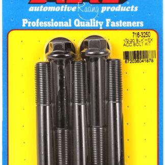 ARP 1/2-20 x 3.250 hex black oxide bolts