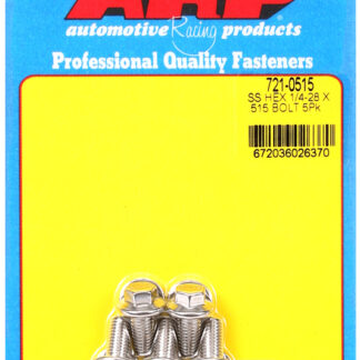 ARP 1/4-28 x .515 hex SS bolts