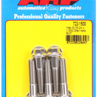 ARP 5/16-24 x 1.500 hex SS bolts