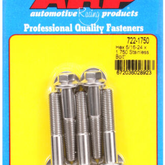 ARP 5/16-24 x 1.750 hex SS bolts