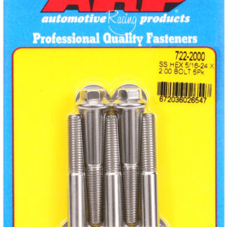 ARP 5/16-24 x 2.000 hex SS bolts