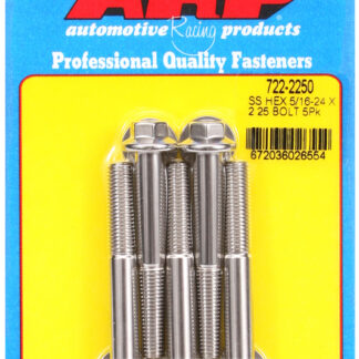 ARP 5/16-24 x 2.250 hex SS bolts