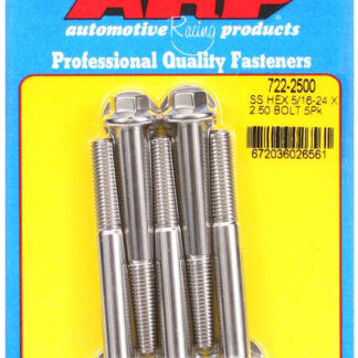 ARP 5/16-24 x 2.500 hex SS bolts