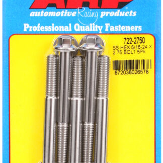 ARP 5/16-24 x 2.750 hex SS bolts