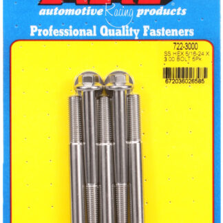 ARP 5/16-24 x 3.000 hex SS bolts