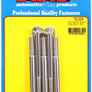 ARP 5/16-24 x 3.250 hex SS bolts