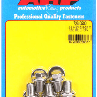 ARP 3/8-24 x .500 hex SS bolts