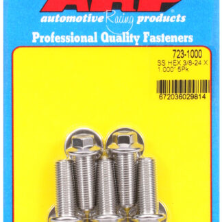 ARP 3/8-24 x 1.000 hex SS bolts