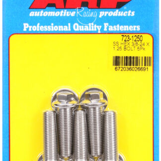 ARP 3/8-24 x 1.250 hex SS bolts
