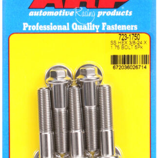 ARP 3/8-24 x 1.750 hex SS bolts