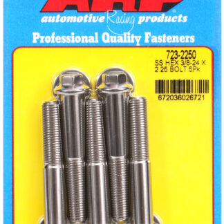 ARP 3/8-24 x 2.250 hex SS bolts