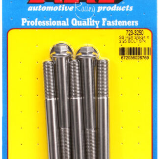 ARP 3/8-24 x 3.250 hex SS bolts