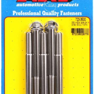 ARP 3/8-24 x 3.500 hex SS bolts